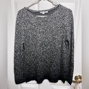Chico's Black and White Knit Top